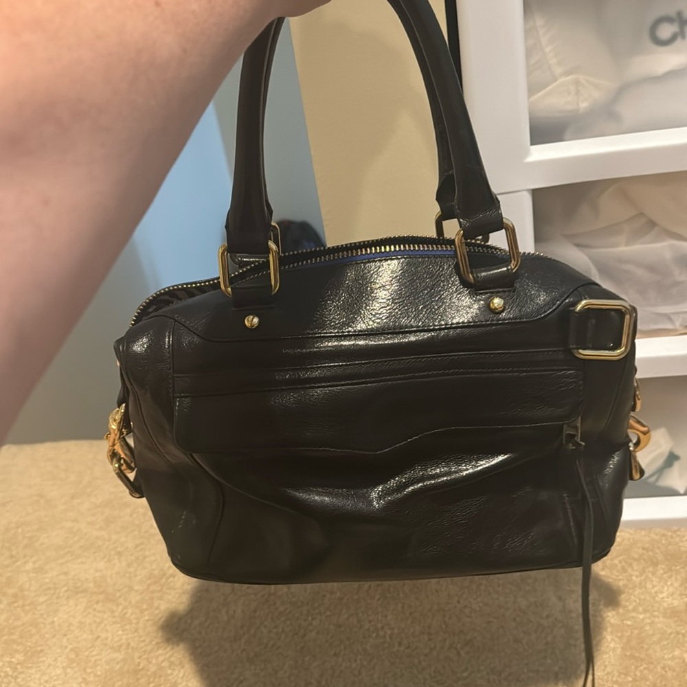 Rebecca minkoff - black leather satchel